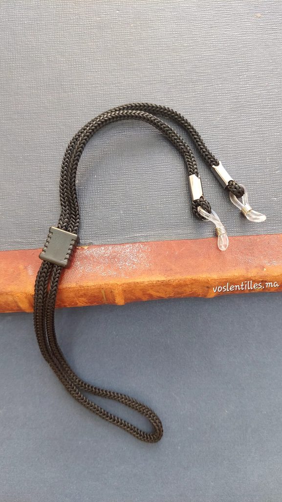 Cordon à Lunettes Anti-dérapant COMVIP - Longueur 32,5 Cm, Silicone, Pour Lunettes De Soleil Ou De Lecture