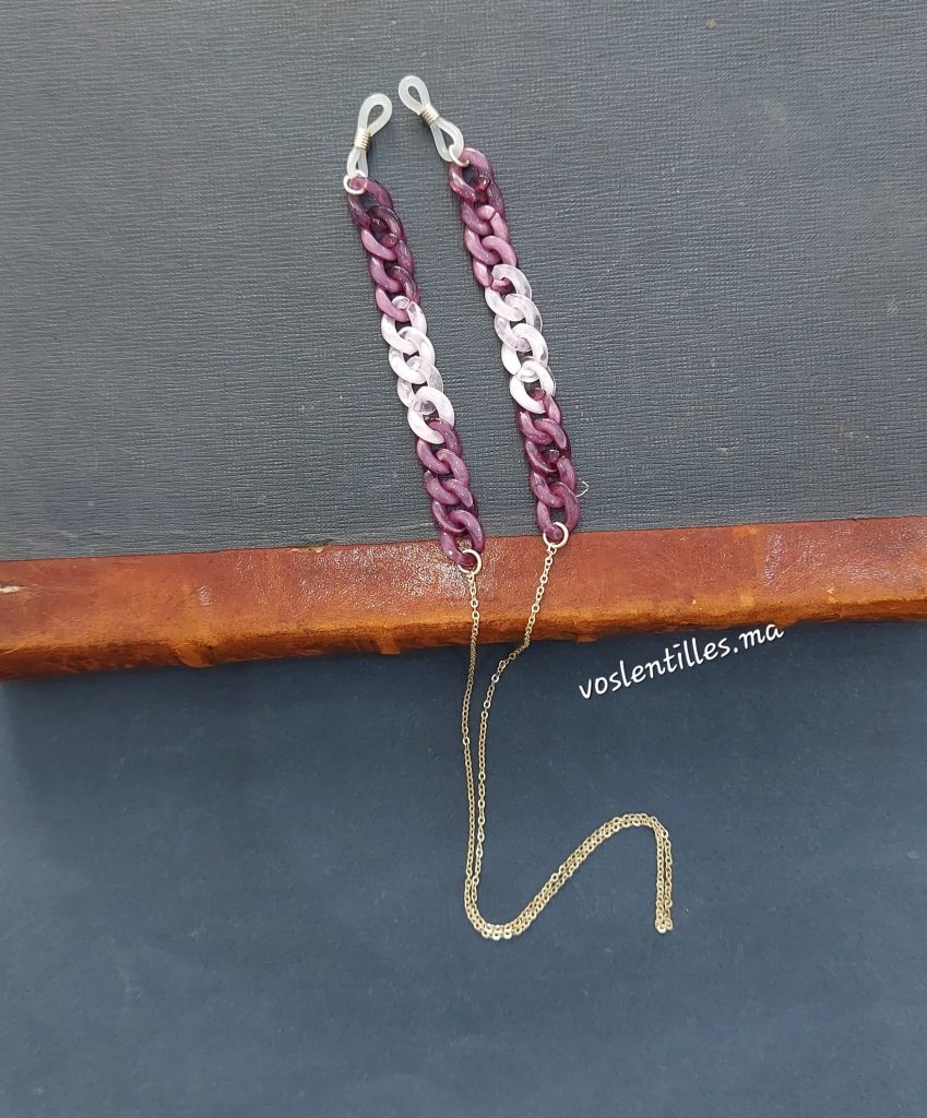 Boucles D'oreilles Plastique Holographique Mauve Iridescent - Goujon Chunky - Neuf Sans Emballage